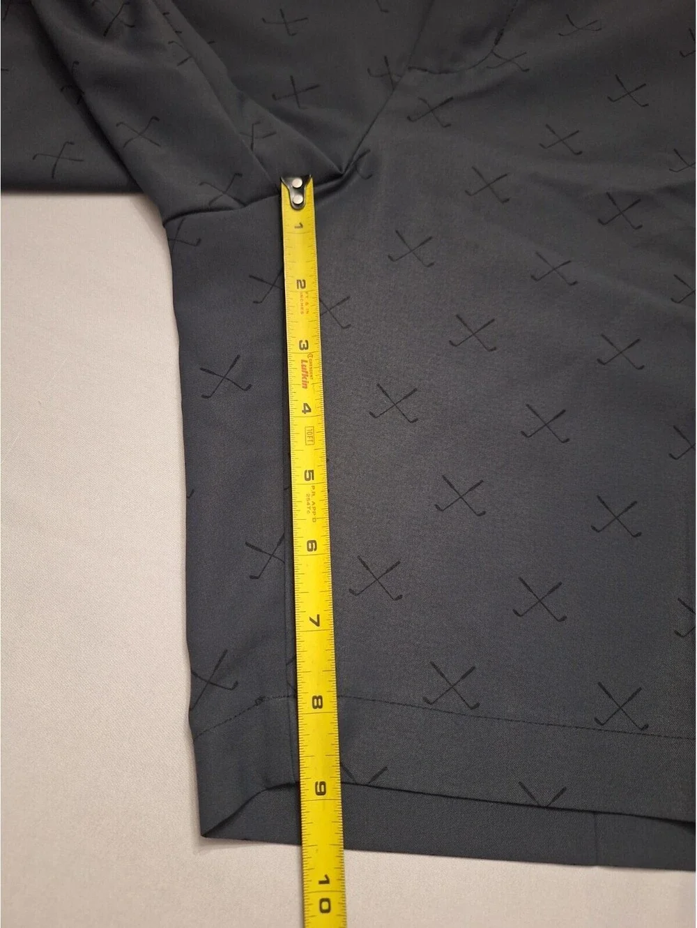 Greg Norman Novelty Golf Club Print Shorts Athleisure Outdoors Country Club 38